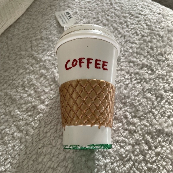 "TO GO CUP" COFFEE ORNAMENT NWT - Picture 3 of 7